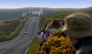 At the TT races, Isle Of Man, Kate's Cottage