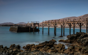Broken bridge Lanzarote